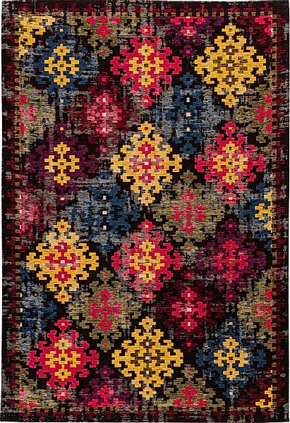 Padiro Teppich »Primavera 325«, rechteckig, 5 mm Höhe, Flachgewebe günstig online kaufen