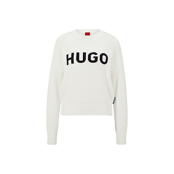 HUGO Strickjacke uni regular fit (1-tlg) günstig online kaufen