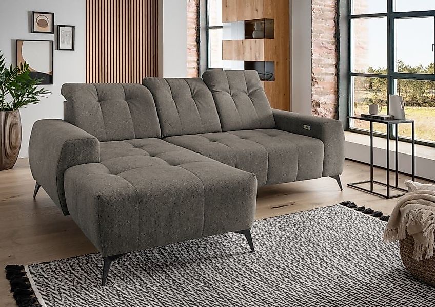 Myhomelando Ecksofa Summer Corto, mit Elektrofunktion & verstellbaren Kopfl günstig online kaufen