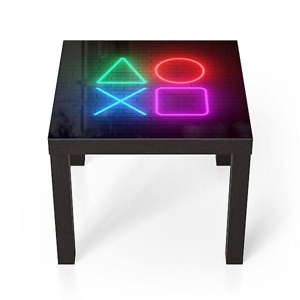 DEQORI Couchtisch 'Playstation Elemente', Glas Beistelltisch günstig online kaufen
