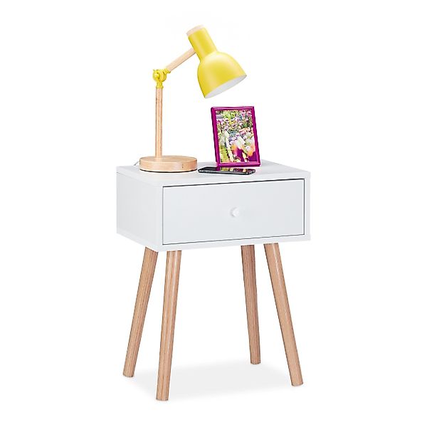 relaxdays Nachttisch skandinavisch günstig online kaufen