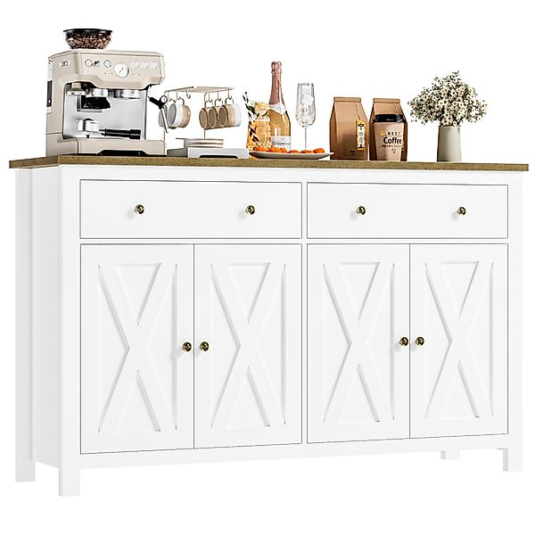 Homfa Sideboard für Küche 140cm Breit, günstig online kaufen