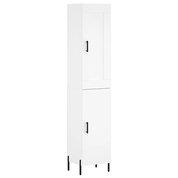 vidaXL Highboard Weiß 34,5x34x180 cm Holzwerkstoff 3200137 günstig online kaufen