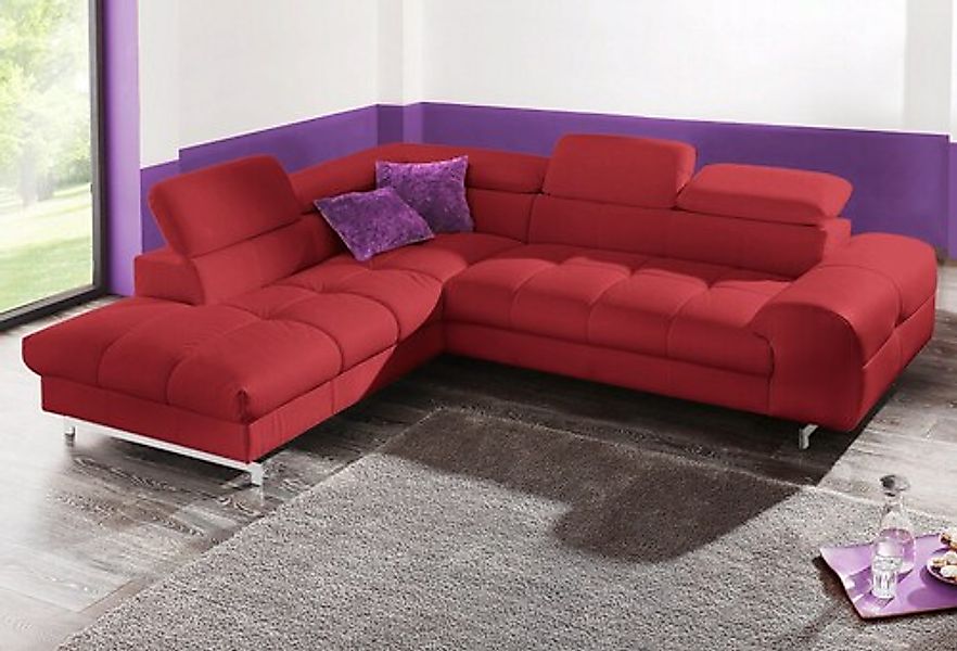 COTTA Polstergarnitur »Chef L-Form«, (Set), Set bestehend aus: Ecksofa mit günstig online kaufen