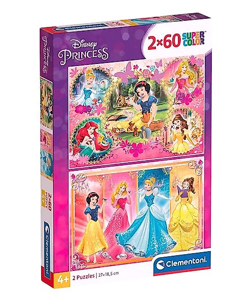 Clementoni® Puzzle Prinzenssin, 60 Puzzleteile, 2x60 günstig online kaufen