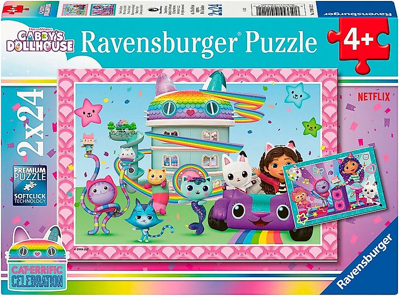 Ravensburger Puzzle Gabby's Dollhouse, Bereit zu feiern!, 48 Puzzleteile, M günstig online kaufen