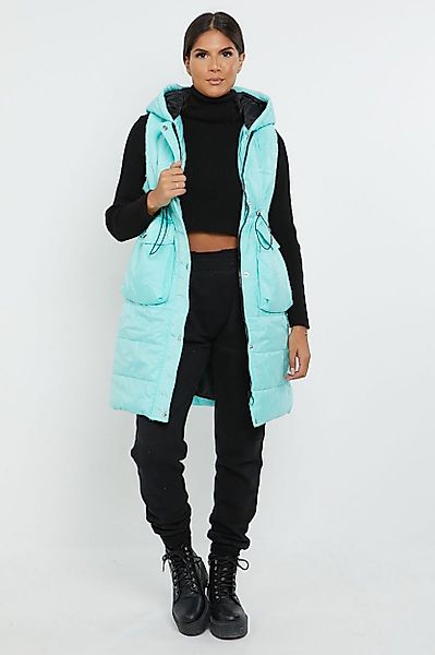 Worldclassca Longweste Worldclassca STEPPWESTE LANG KAPUZE günstig online kaufen