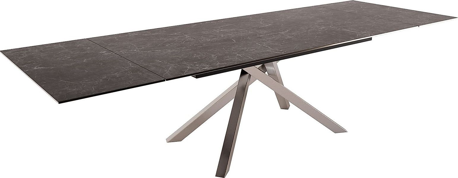 DELIFE Esstisch Edge, Keramik Laminam®Nero Greco günstig online kaufen