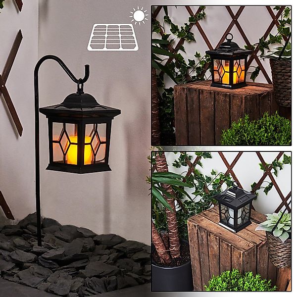 hofstein LED Solarleuchte Garten Terrassen Lampen günstig online kaufen