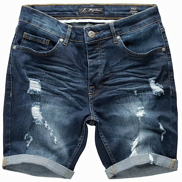 Amaci&Sons Jeansshorts SAN DIEGO Destroyed Jeans Shorts günstig online kaufen