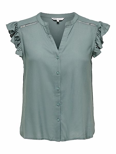 ONLY Kurzarmbluse "ONLROSELLA LIFE CAPSLEEVE SHIRT WVN NOOS" Viskose, regul günstig online kaufen