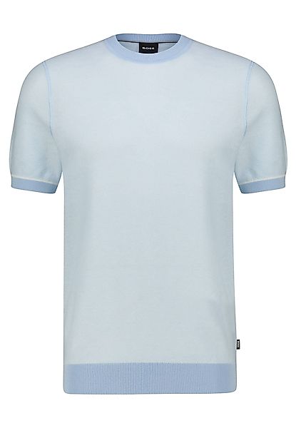 BOSS T-Shirt Herren T-Shirt aus Feinstrick günstig online kaufen