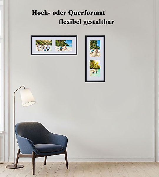 IDEAL TREND Bilderrahmen Multiframe Collage Bilderrahmen günstig online kaufen