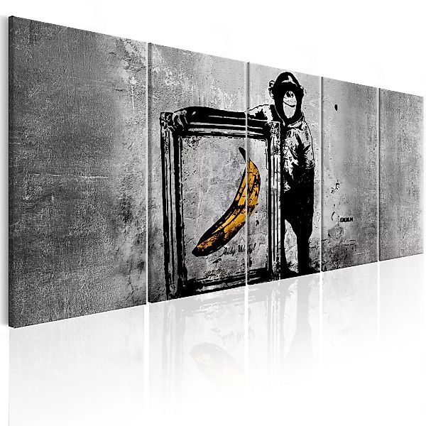 Wandbild - Banksy: Monkey With Frame günstig online kaufen