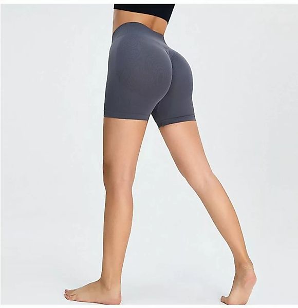 FIDDY Yogashorts Po-Straffende Sportshorts Nahtlose Yoga-Shorts für Damen G günstig online kaufen