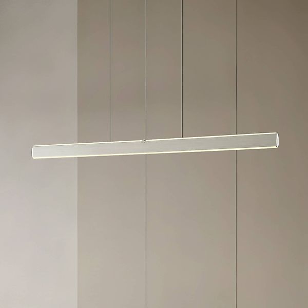 Lucande LED-Hängelampe Arvon, alufarben, 117cm, dimmbar, CCT günstig online kaufen