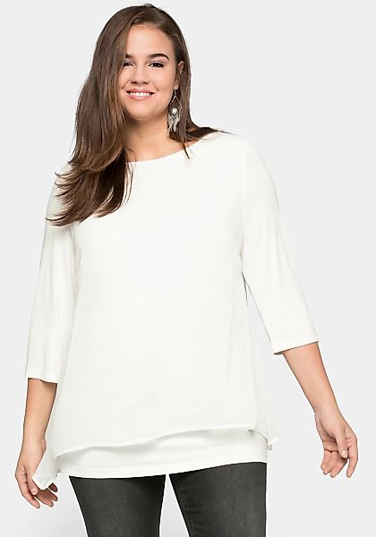 Sheego Blusenshirt "Blusenshirt", (1 tlg.) günstig online kaufen