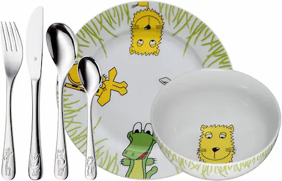 WMF Kindergeschirr-Set »Safari«, (Set, 6 tlg.), ab 3 Jahren, spülmaschineng günstig online kaufen