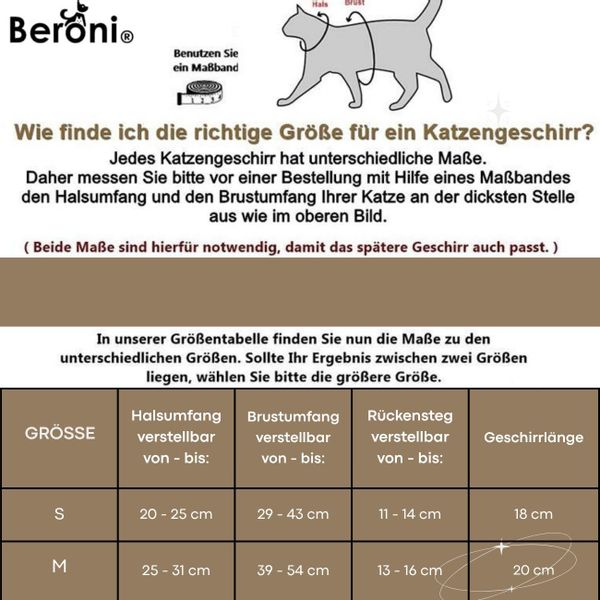 Beroni Geschirr Katzengeschirr für Katze Easy günstig online kaufen