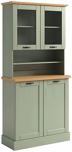 Home affaire Küchenbuffet "Teramo" Breite/Höhe 86/181 cm, mit Metallgriffen günstig online kaufen