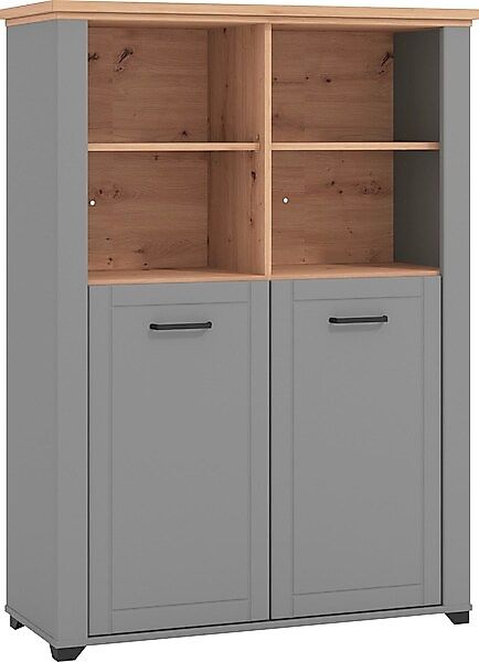 Home affaire Vitrine »Valencia«, Breite 103,5 cm, mit 4 offenen Fächern günstig online kaufen