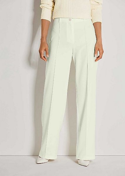 MADELEINE Stoffhose Elegante Bügelfaltenhose mit weitem Bein Gerade Hose mi günstig online kaufen