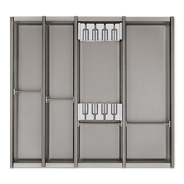 SOTECH Cuisio Besteckeinsatz 55mm Transluzent Graphitgrau mit Messerblock F günstig online kaufen