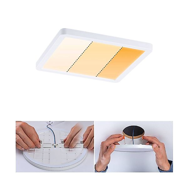 Paulmann Panel Areo dimtowarm eckig weiß 17,5cm günstig online kaufen