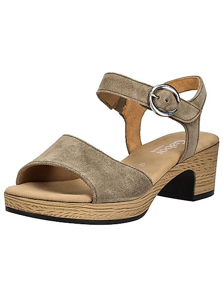 Gabor Sandalen Veloursleder Riemchensandalette günstig online kaufen