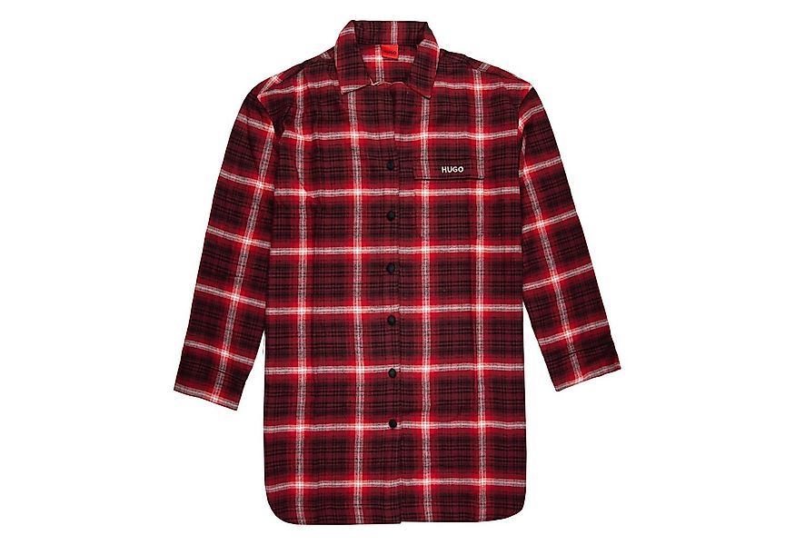 HUGO Longshirt Flannel Check_Nighty mit Brusttasche günstig online kaufen