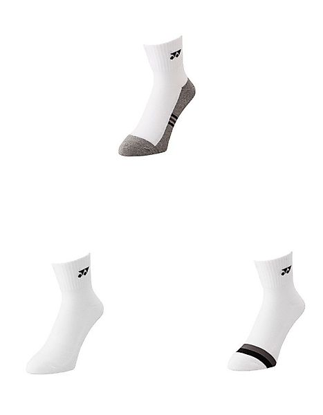 Yonex Sportsocken Quarter 19234 2025 weiss/grau günstig online kaufen