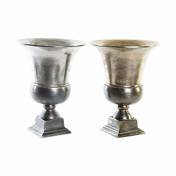 Vase Dkd Home Decor Silberfarben Golden Aluminium Moderne (24 X 24 X 31,5 C günstig online kaufen