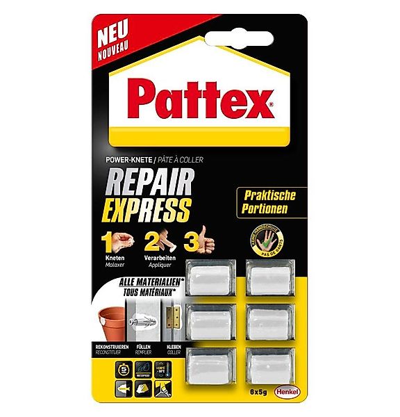 Pattex Montagekleber Pattex Epoxidharzkleber Powerknete Repair günstig online kaufen