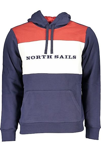 North Sails Sweatshirt Herren Kapuzenpullover Blau – Nachhaltig günstig online kaufen