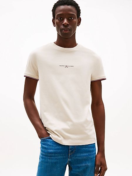 Tommy Hilfiger T-Shirt "TOMMY LOGO TIPPED TEE" günstig online kaufen
