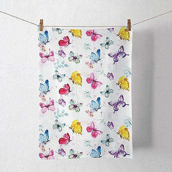 Ambiente Luxury Paper Products Geschirrtuch Blumen, günstig online kaufen