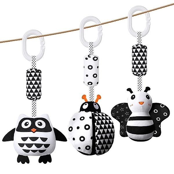 FOUORTUNATE-BEE Kinderwagenkette Kinderwagen Spielzeug, 3Pcs hängendes günstig online kaufen