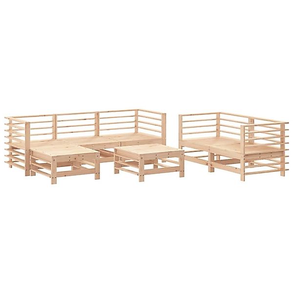 vidaXL 7-Tlg Garten-Lounge-Set Massivholz Kiefer 3186193 günstig online kaufen