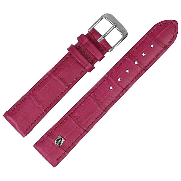 MARBURGER Uhrenarmband 14mm Leder Alligator Prägung günstig online kaufen