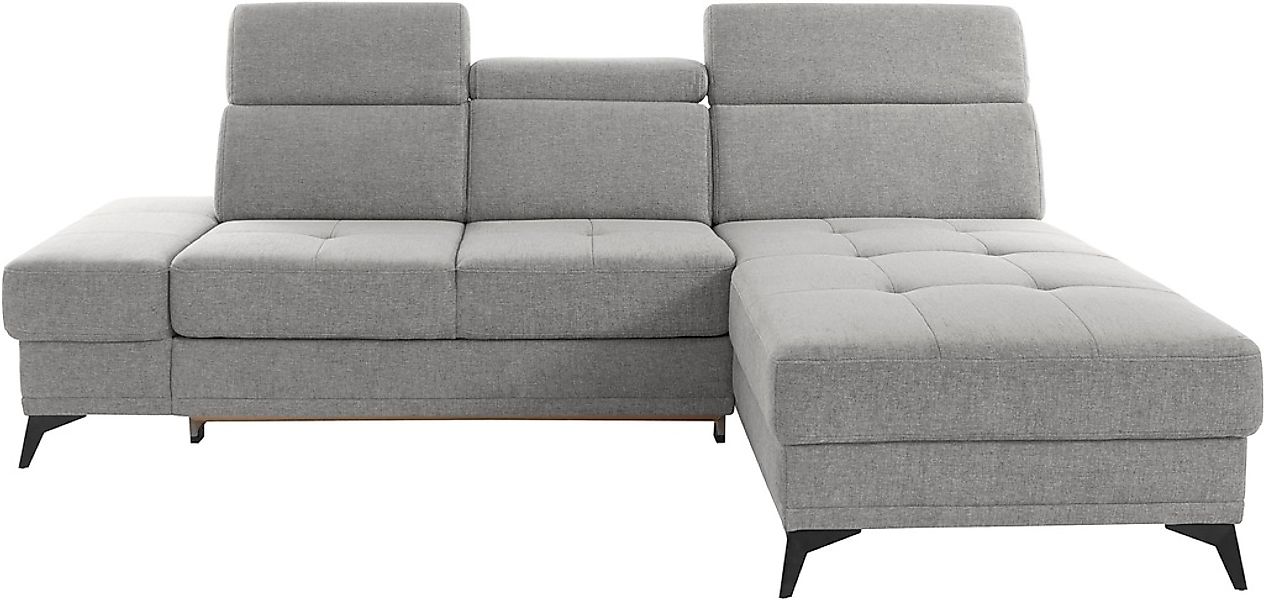 INOSIGN Ecksofa "Cardiz L-Form" inkl.Kopfteilverstellung und Federkern wahl günstig online kaufen