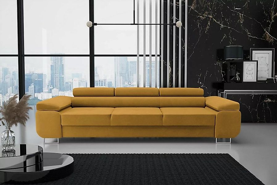 Beautysofa Schlafsofa Couch Dreisitzer Schlafsofa modernen Stil, mit Verste günstig online kaufen