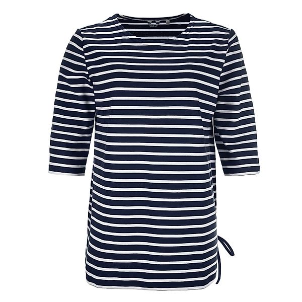 modAS Rundhalsshirt Damen Long-Shirt 1/2-Arm Streifen günstig online kaufen