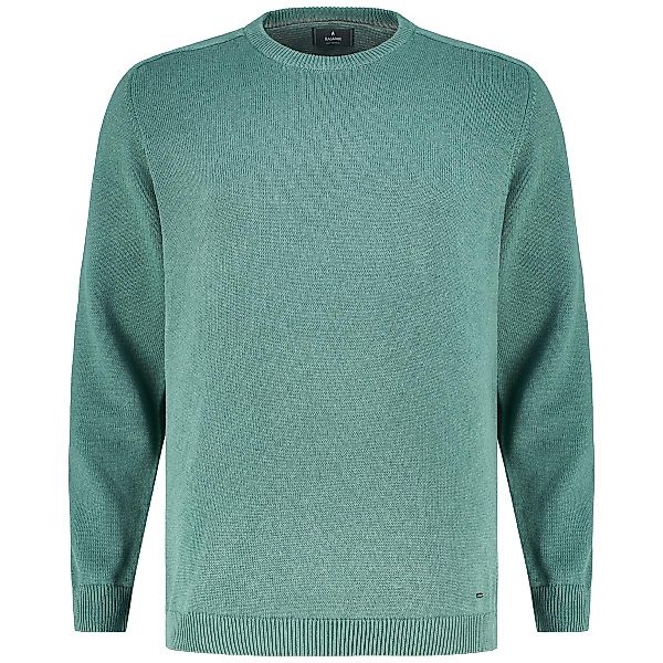 RAGMAN Rundhalspullover aus Baumwolle Farbe dunkelgrün Größe: 3XL günstig online kaufen
