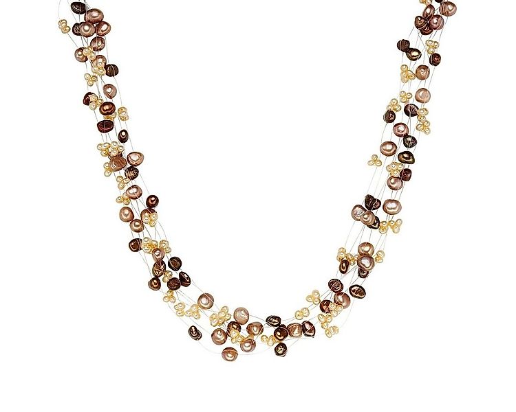 Valero Pearls Perlenkette silber, aus Süßwasser-Zuchtperlen günstig online kaufen