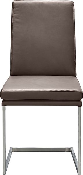 K+W Komfort & Wohnen Freischwinger, Leder CLOUD, stabiles Hochkantrohr, Unt günstig online kaufen