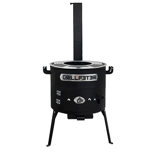 Grillpeter Utschak Asamat Ø40 cm mit Grillplatte 4 mm Grillrost Ø20 cm günstig online kaufen