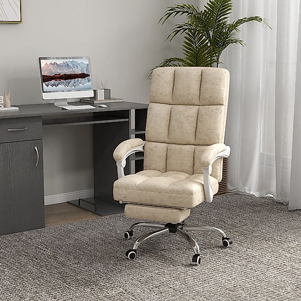 Vinsetto moderner Bürostuhl, 4 Massagepunkte, ergonomisch Bürostuhl mit Mas günstig online kaufen
