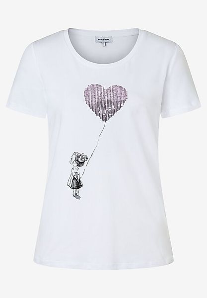 T-Shirt mit Pailletten-Herz günstig online kaufen