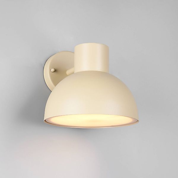Außenwandleuchte Elbe, sandbeige, Aluminium-Druckguss, E27 günstig online kaufen