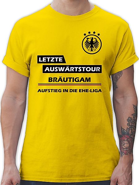 Shirtracer T-Shirt Letzte Auswärtstour Bräutigam JGA günstig online kaufen